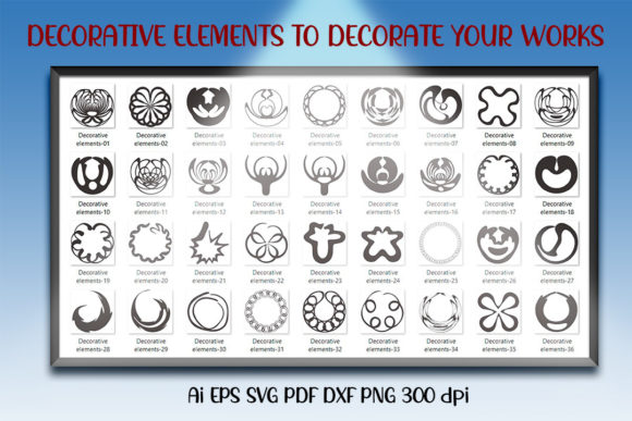 36 Decorative Elements Graphics Review