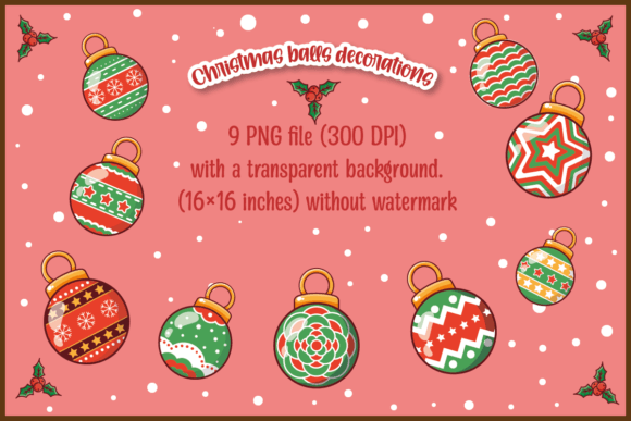 Christmas Balls Decoration: Graphics & Crafts Review