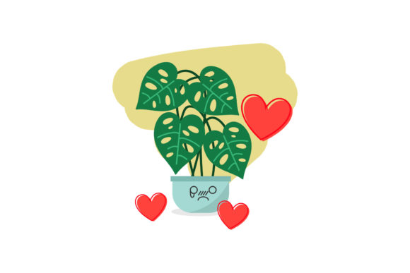 Decorative Plant Kawaii Expression Graphics and Icons Review