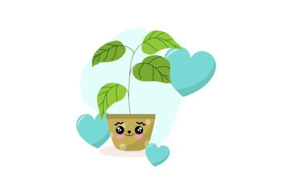 Decorative Yellow Pot Cute Expression Graphics & Icons Review