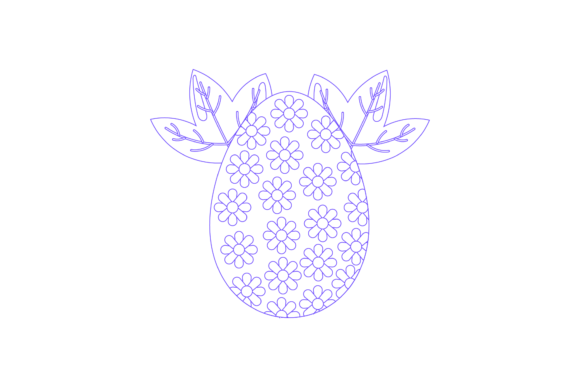 Easter Egg Icon Decorative Coloring Page Graphics Review