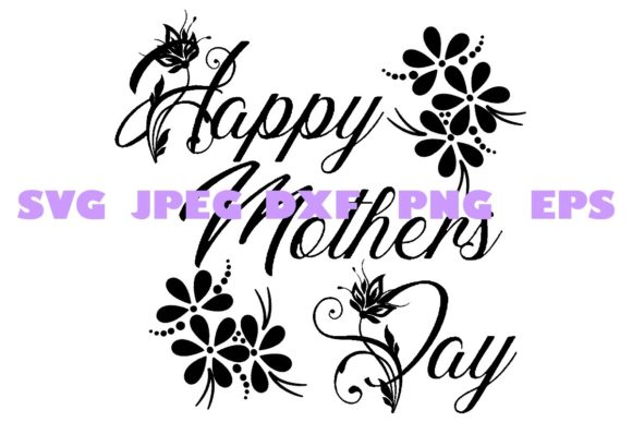 Elegant Decorative Mothers Day DXF 1 Graphics Review