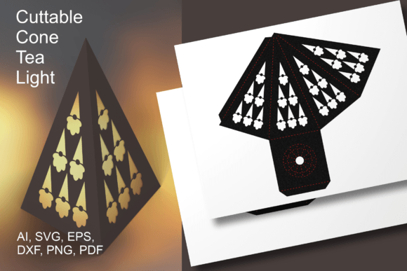 Gnome Heads Patterned Cone Lantern SVG Review