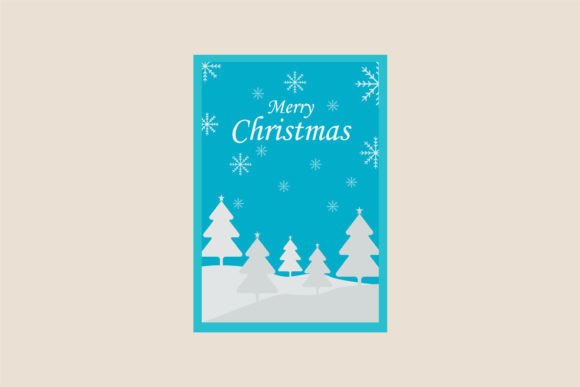 Merry Christmas Minimalis Print Poster Graphics