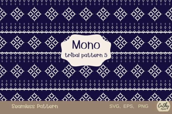 Mono Tribal Pattern5: Graphics & Patterns Review