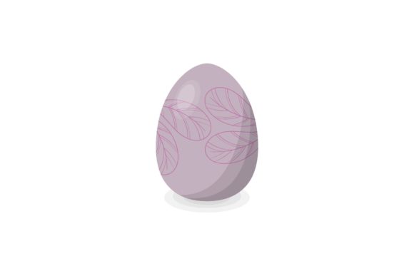 Purple Cute Easter Decorative Graphics and Icons
