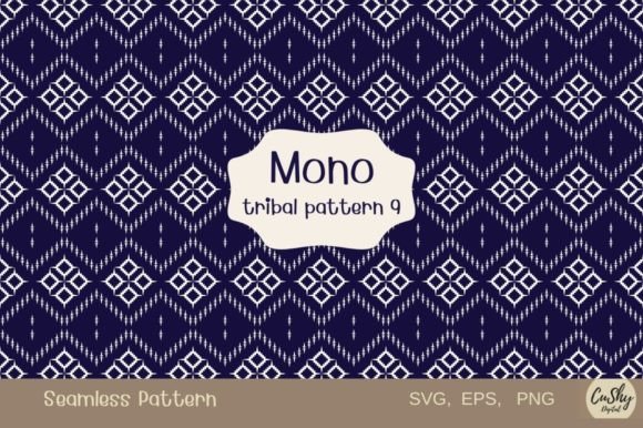 Reviewing Mono Tribal Pattern9 Graphics and Patterns
