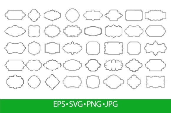 Vintage Frames for Crafts and Graphics